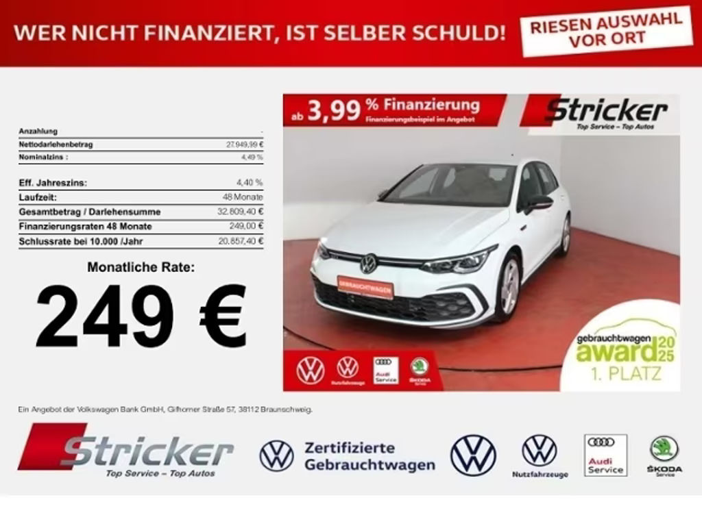 Volkswagen Golf 2023 Benzine