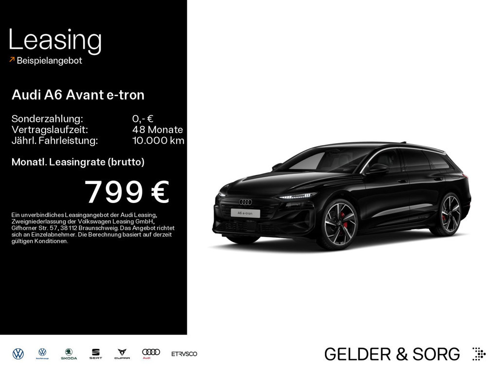 Audi A6 e-tron 2026 Elektrisch