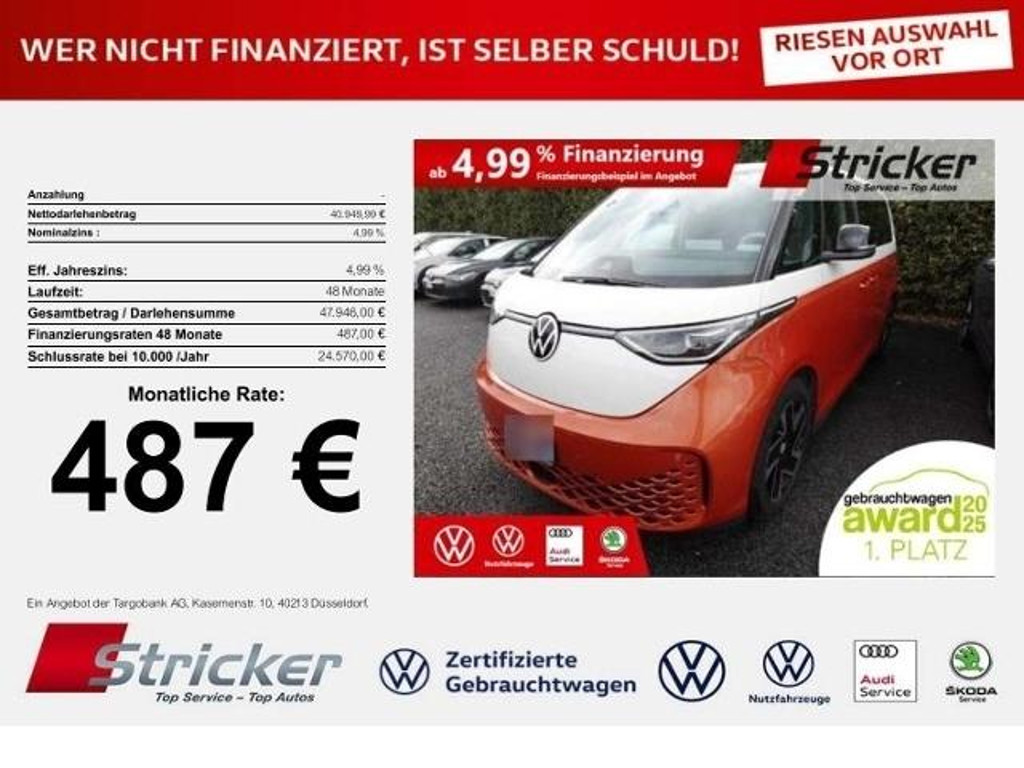 Volkswagen ID. Buzz 2023 Elektrisch