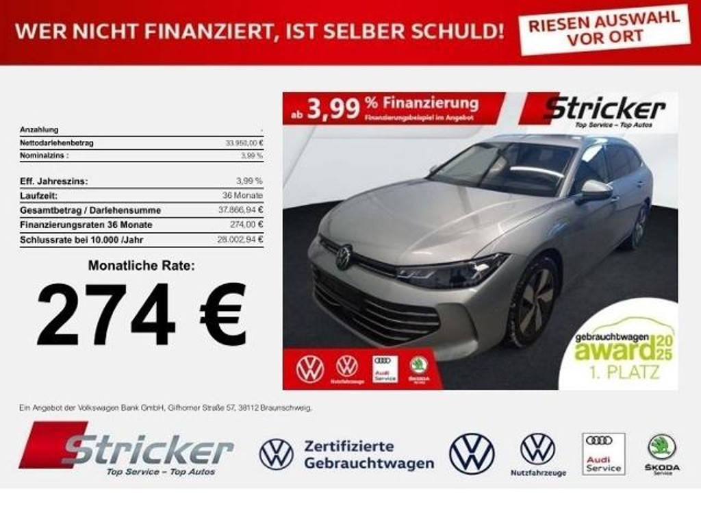 Volkswagen Passat 2025 Hybride Benzine