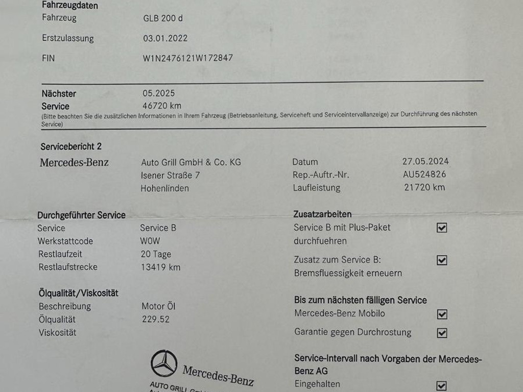 Mercedes-Benz GLB-Klasse