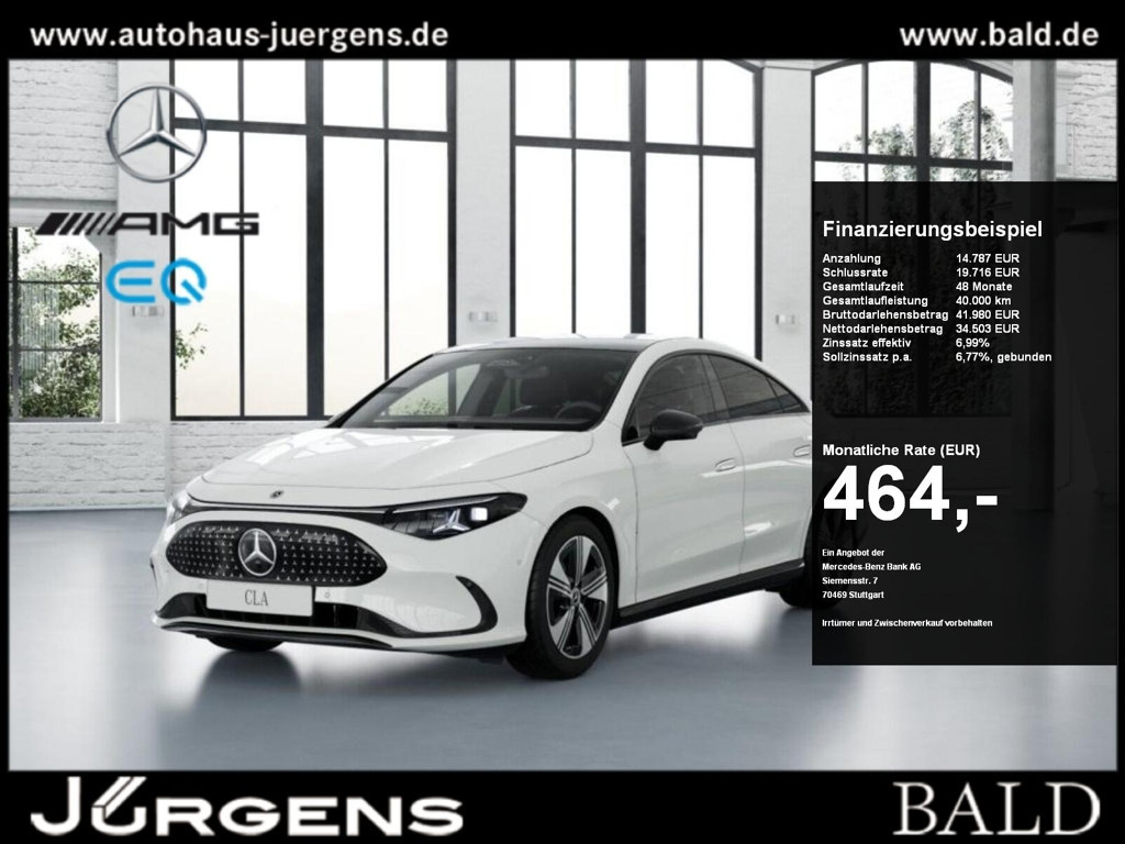 Mercedes-Benz CLA-Klasse 2025 Elektrisch