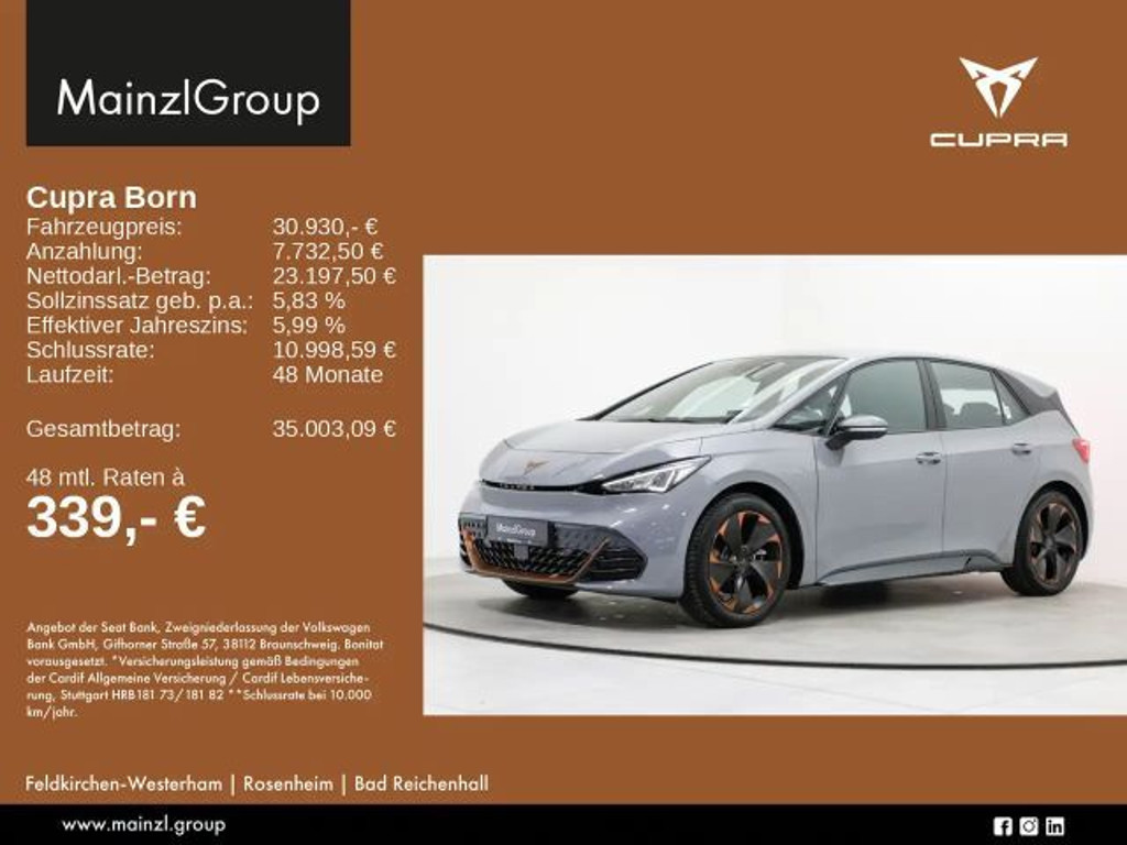 Cupra Born 2024 Elektrisch