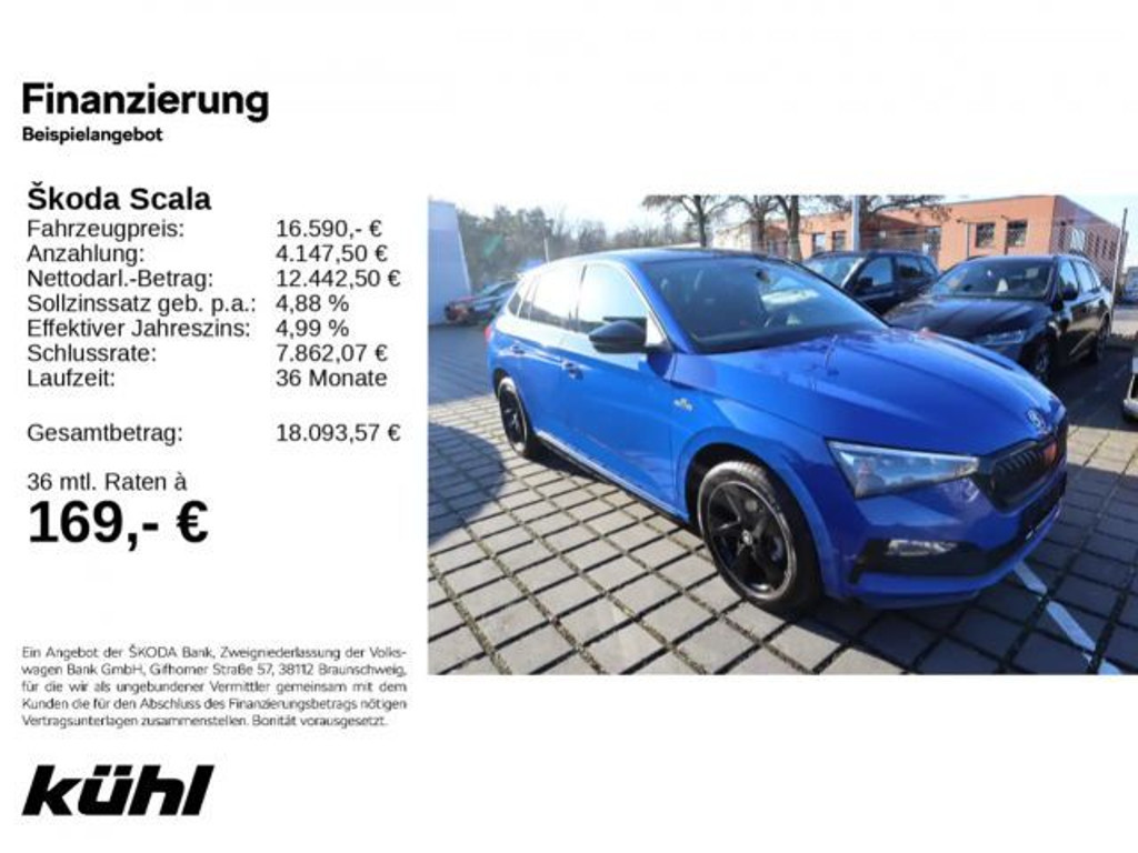 Skoda Scala 2023 Benzine