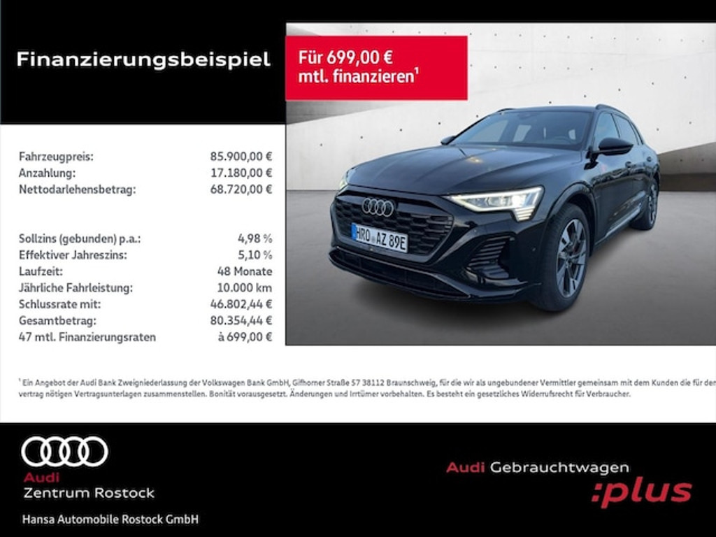 Audi Q8 e-tron 2025 Elektrisch