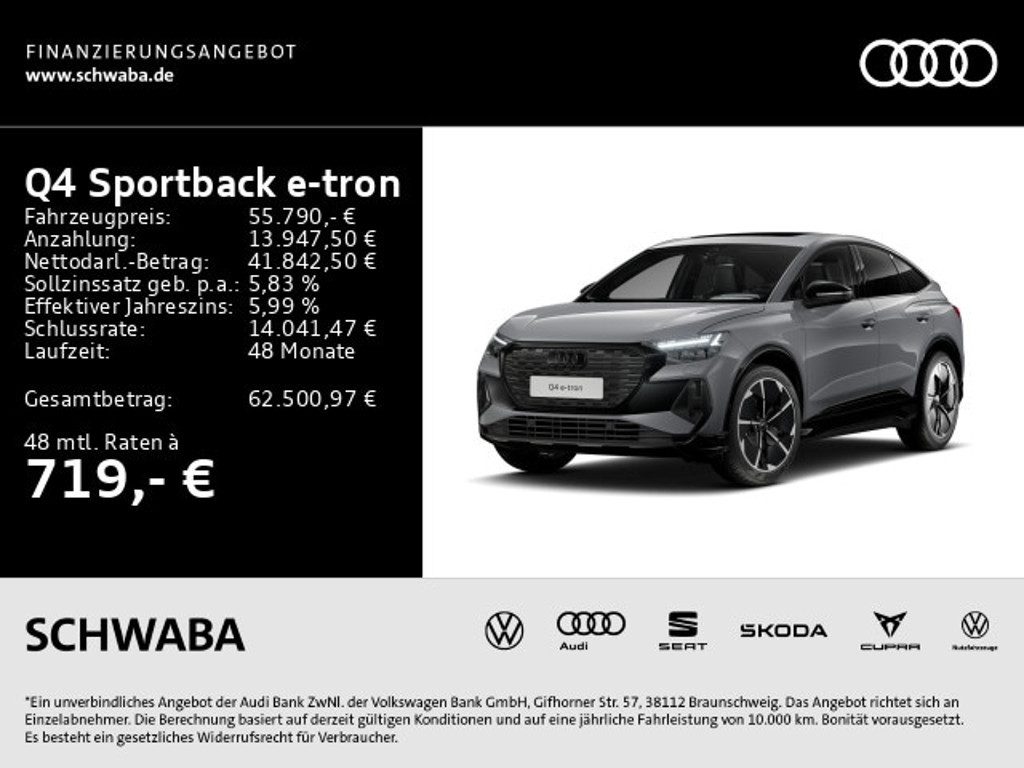 Audi Q4 e-tron 2025 Elektrisch