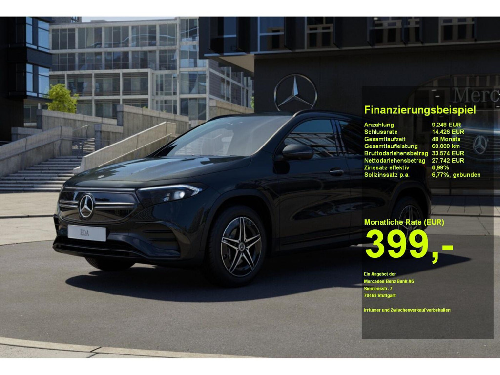 Mercedes-Benz EQA 2023 Elektrisch