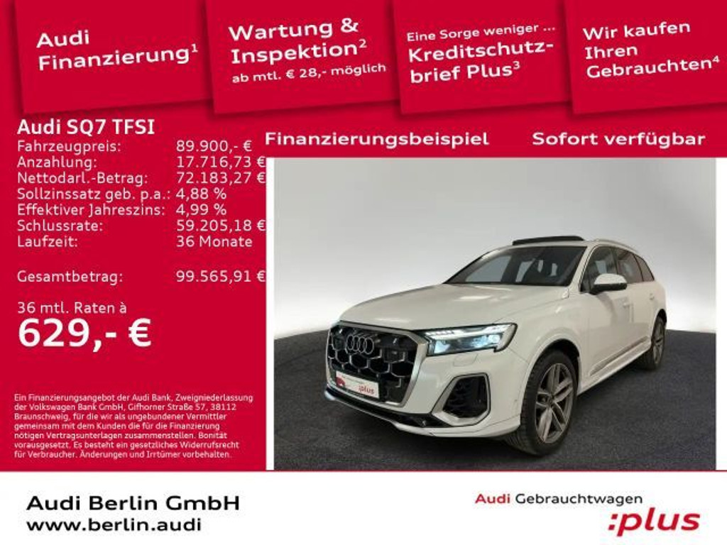 Audi SQ7 2024 Benzine
