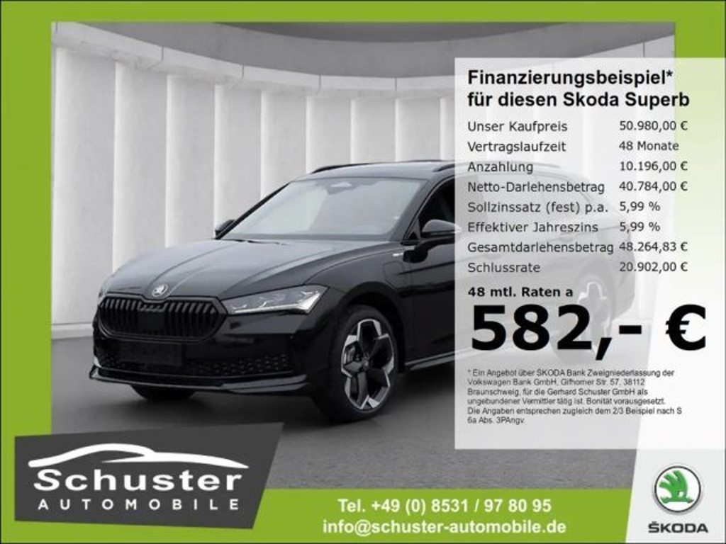 Skoda Superb 2026 Hybride Benzine