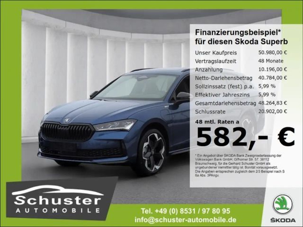 Skoda Superb 2026 Hybride Benzine