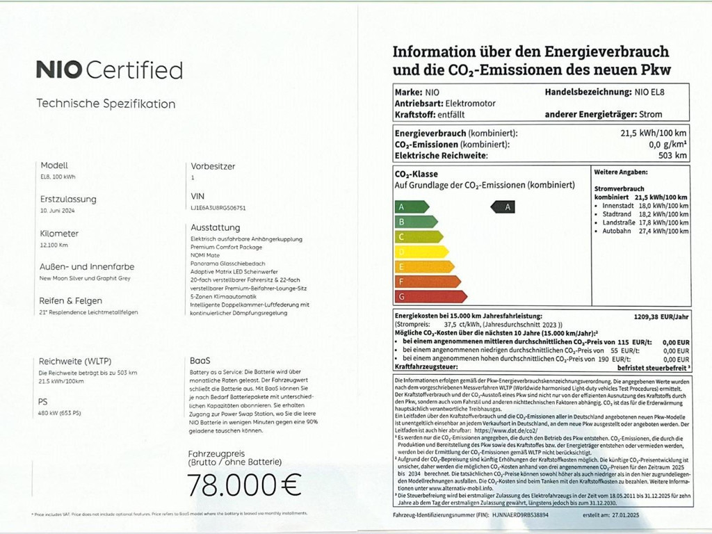 NIO EL8