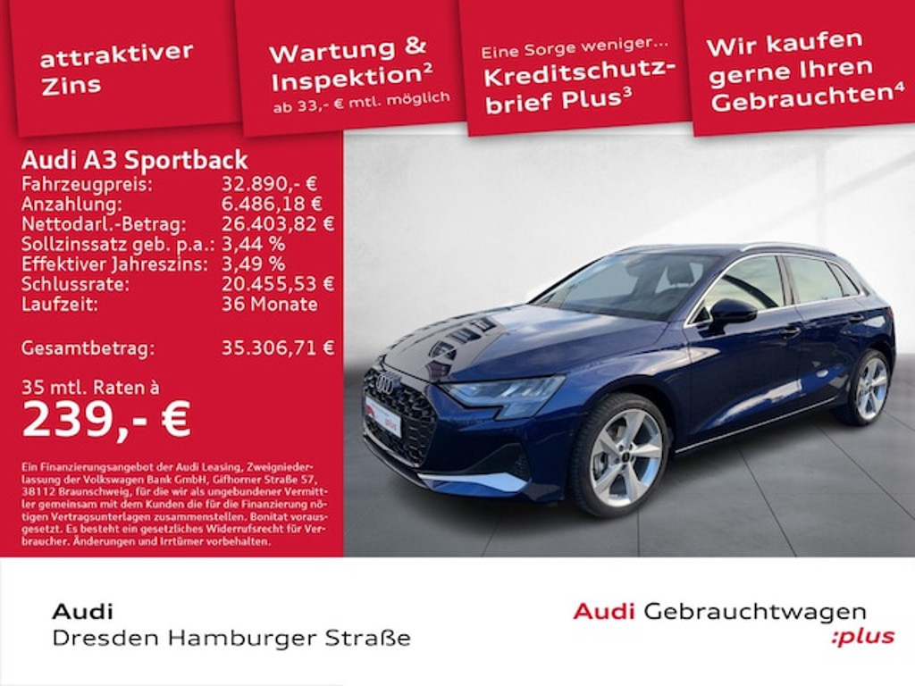 Audi A3 2025 Benzine