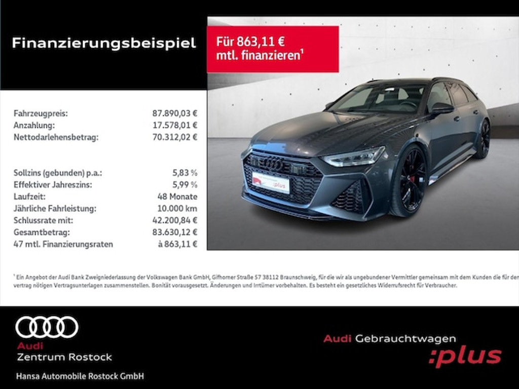 Audi RS6 2021 Benzine