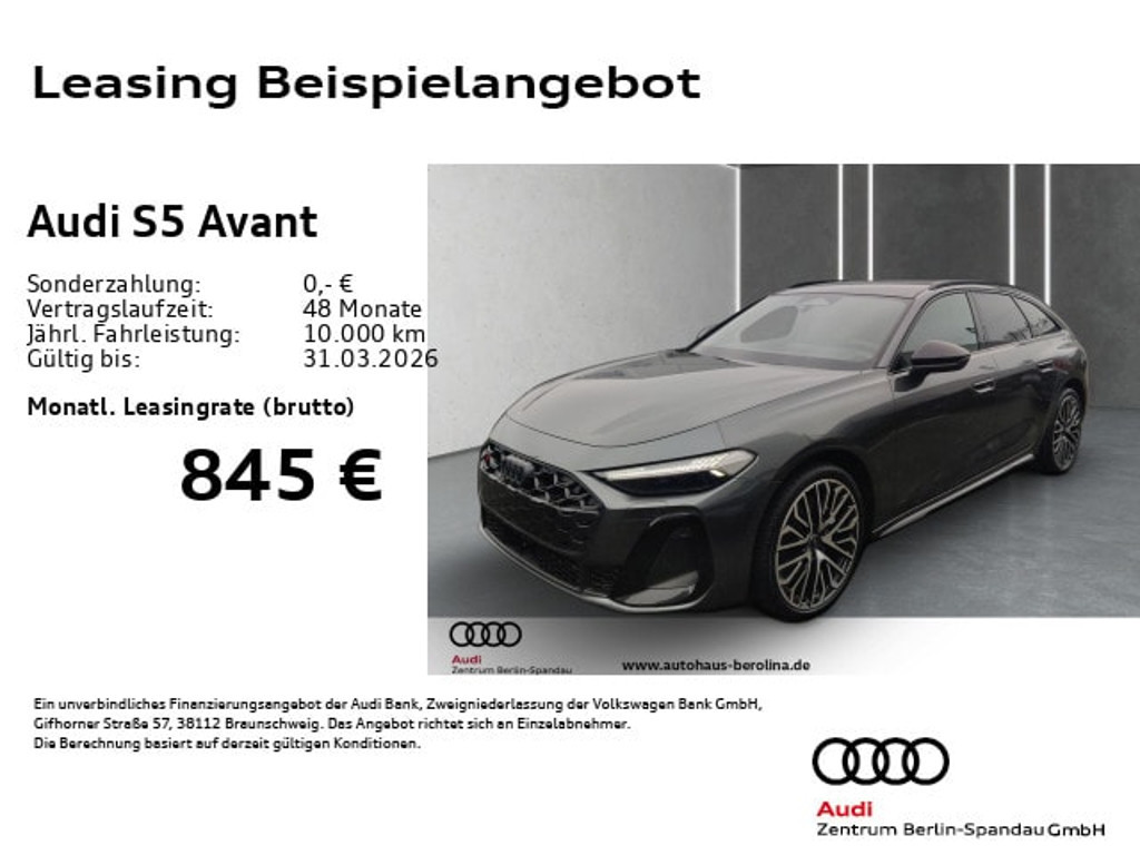 Audi S5 2026 Benzine
