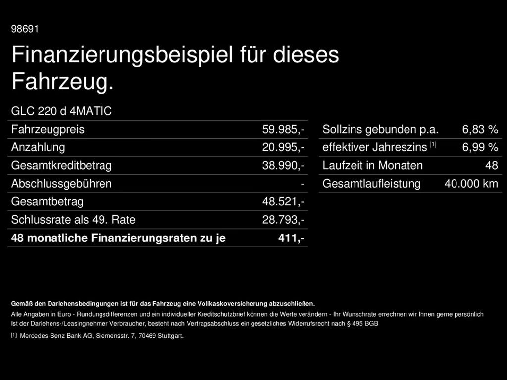 Mercedes-Benz GLC-Klasse 2026 Diesel