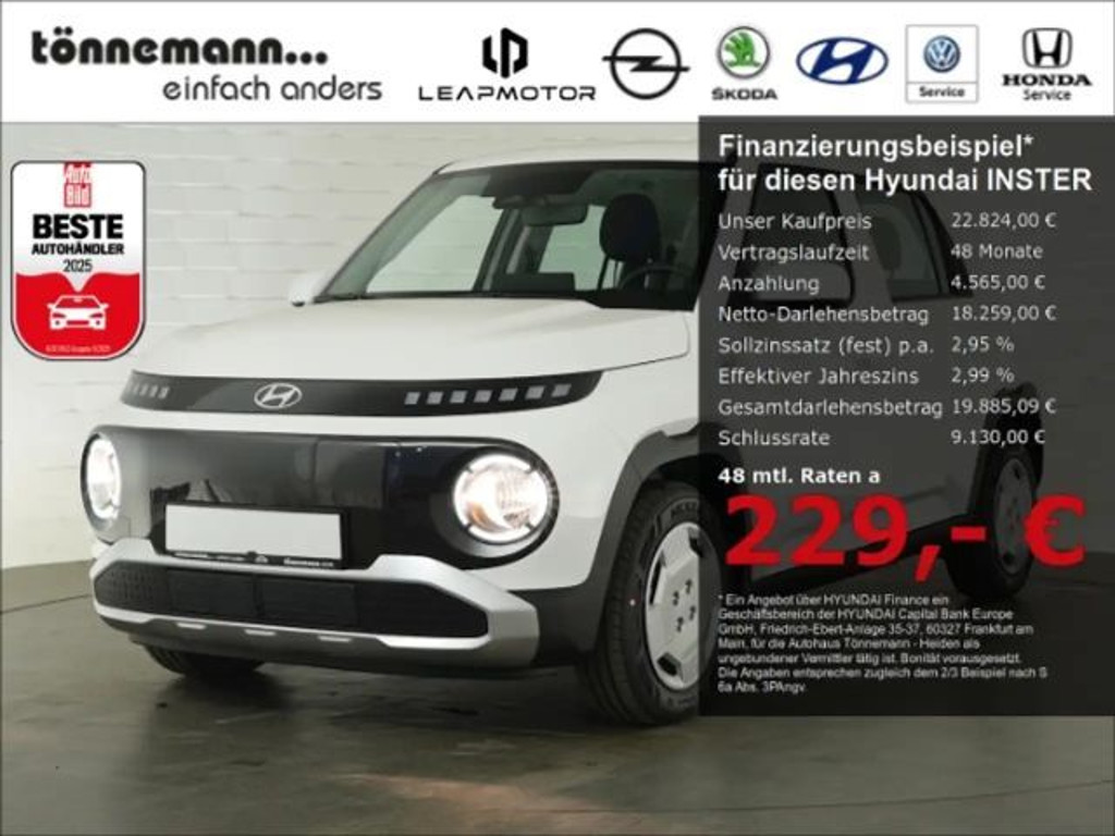 Hyundai Inster 2025 Elektrisch