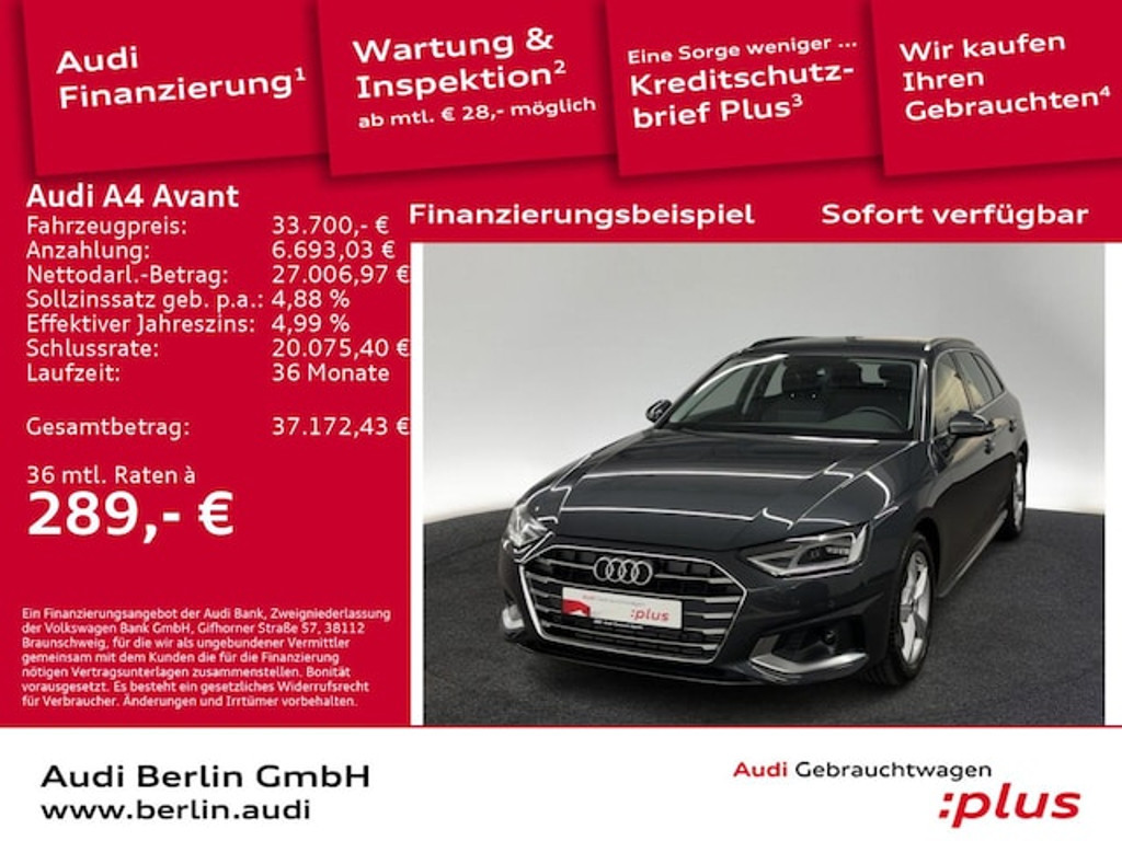 Audi A4 2023 Benzine