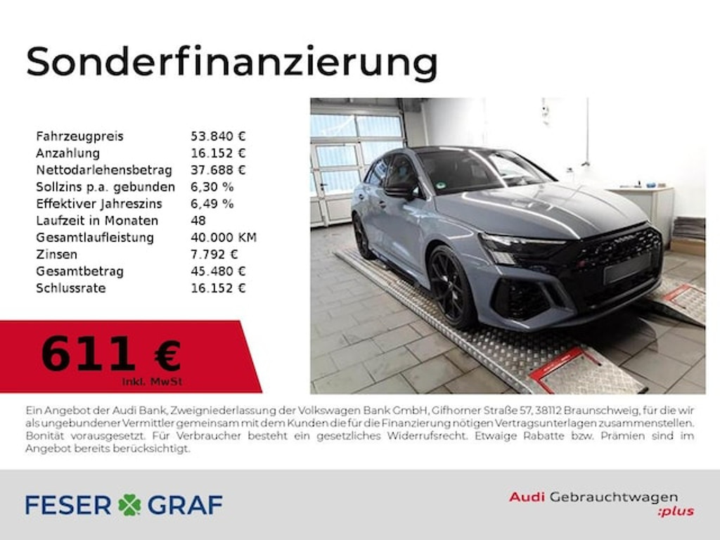 Audi RS3 2023 Benzine