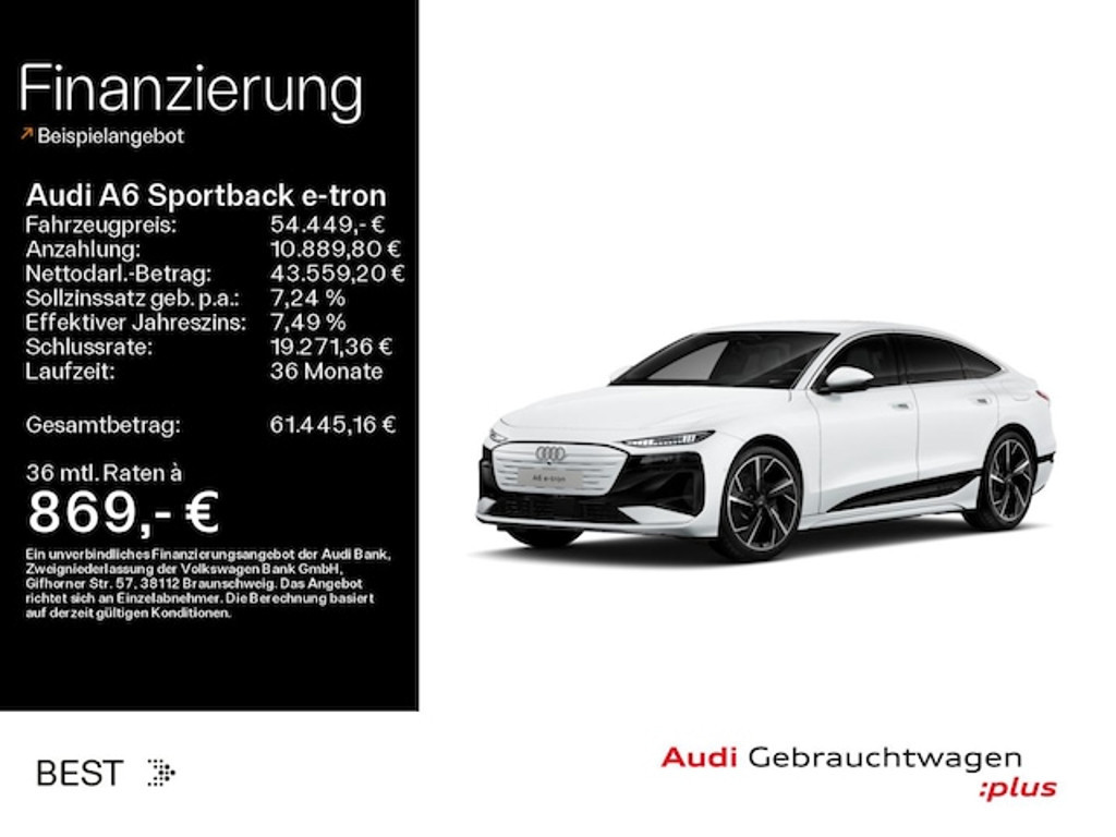 Audi A6 e-tron 2025 Elektrisch