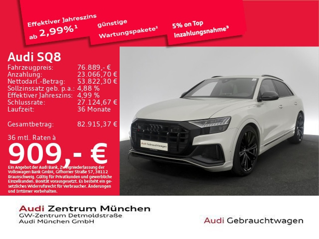 Audi SQ8 2023 Benzine