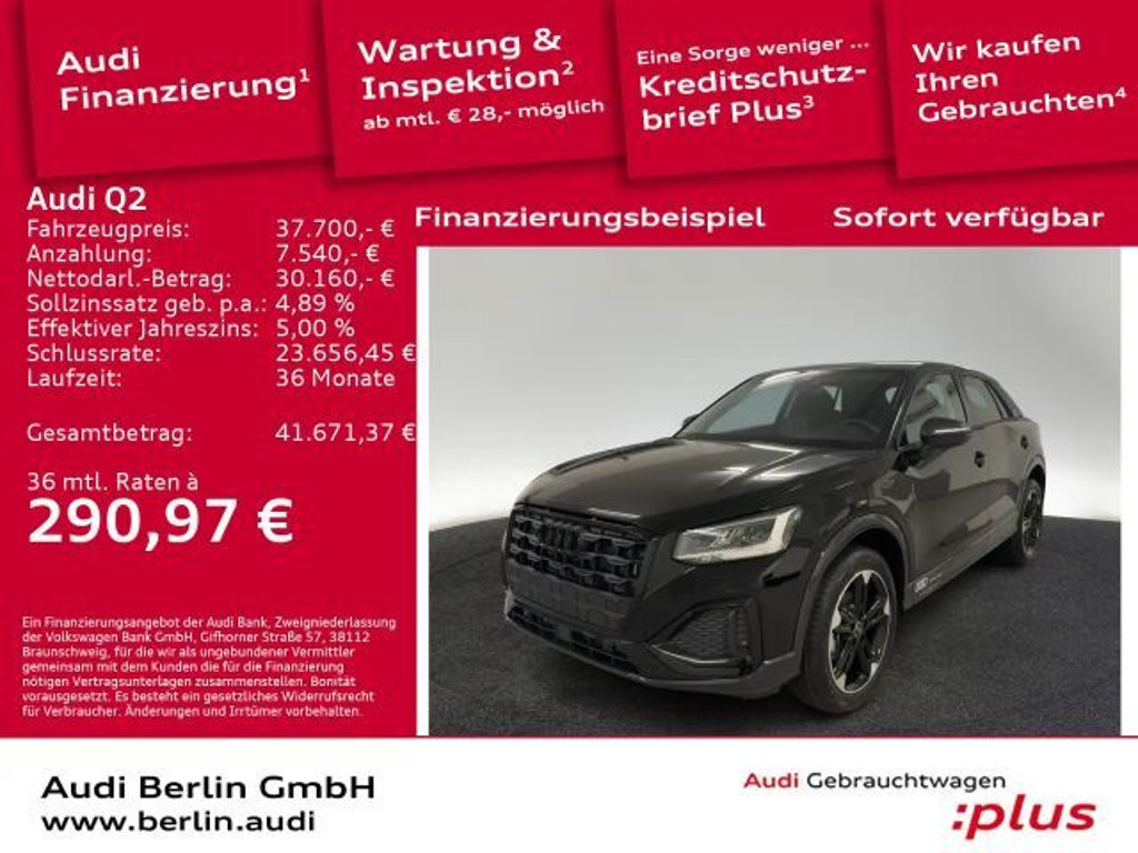 Audi Q2 2025 Benzine