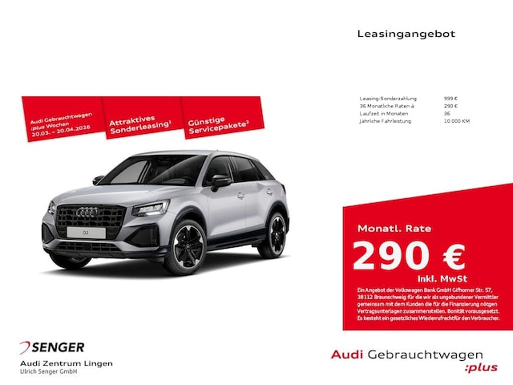 Audi Q2 2025 Benzine