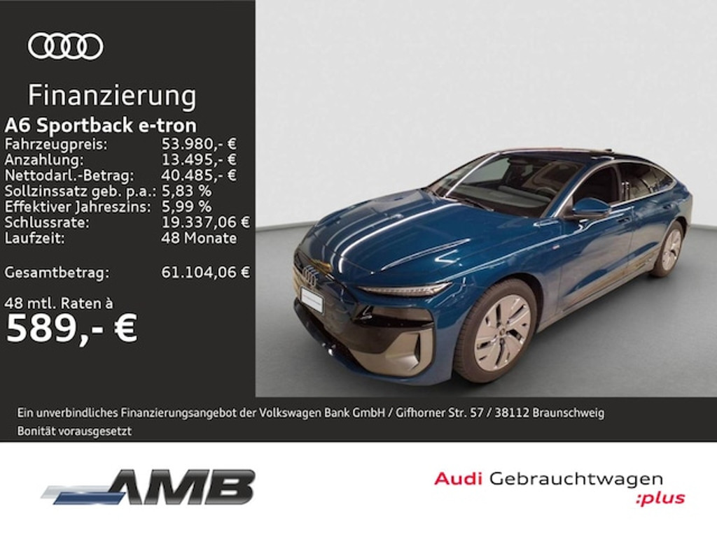 Audi A6 e-tron 2025 Elektrisch