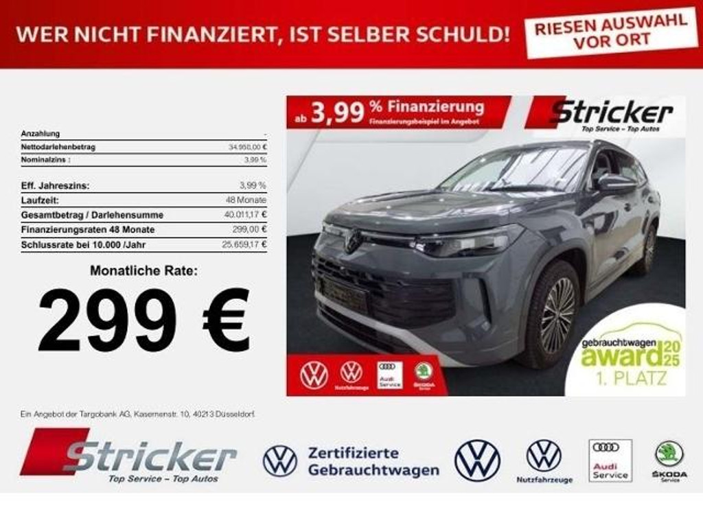Volkswagen Tayron 2025 Benzine