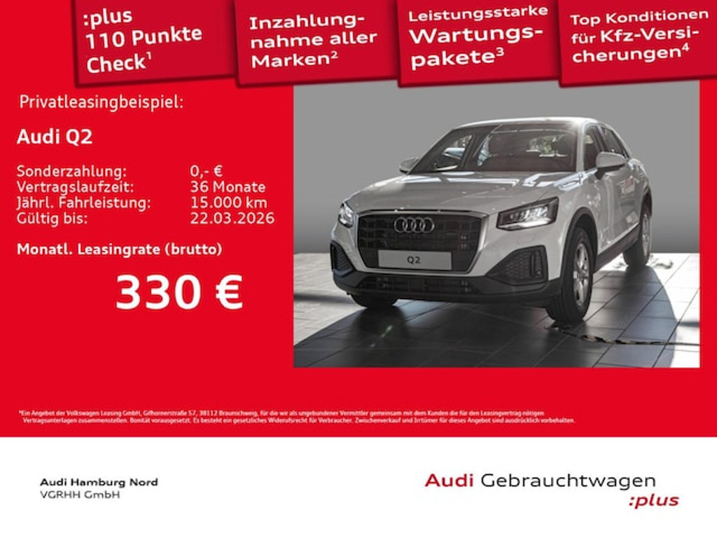 Audi Q2 2025 Benzine
