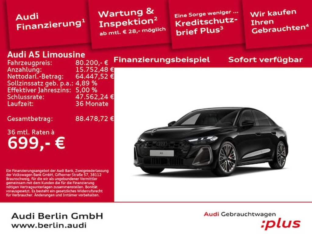 Audi A5 2026 Hybride Benzine