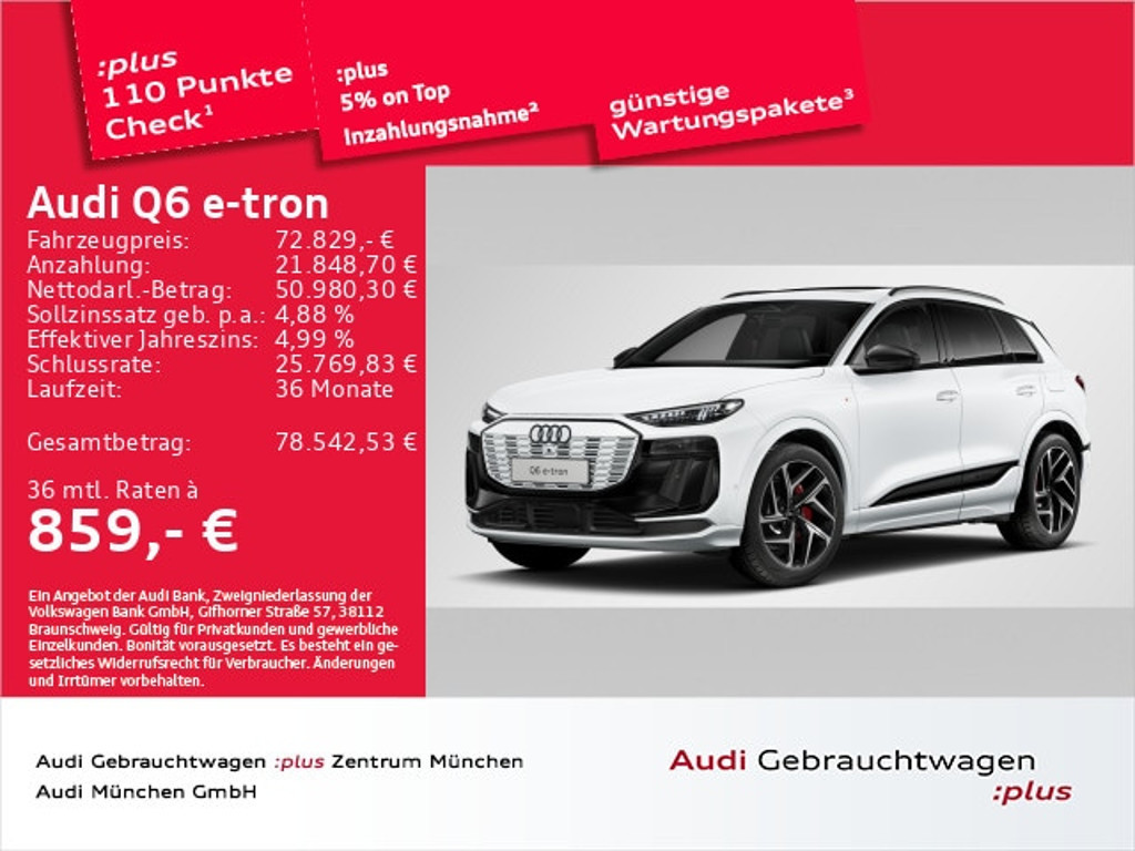Audi Q6 e-tron 2025 Elektrisch