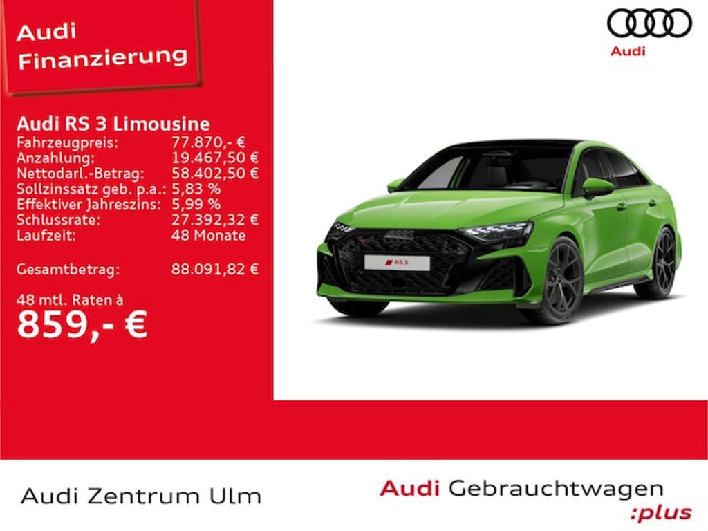 Audi RS3 2026 Benzine