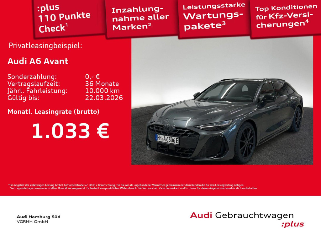 Audi A6 2026 Hybride Benzine