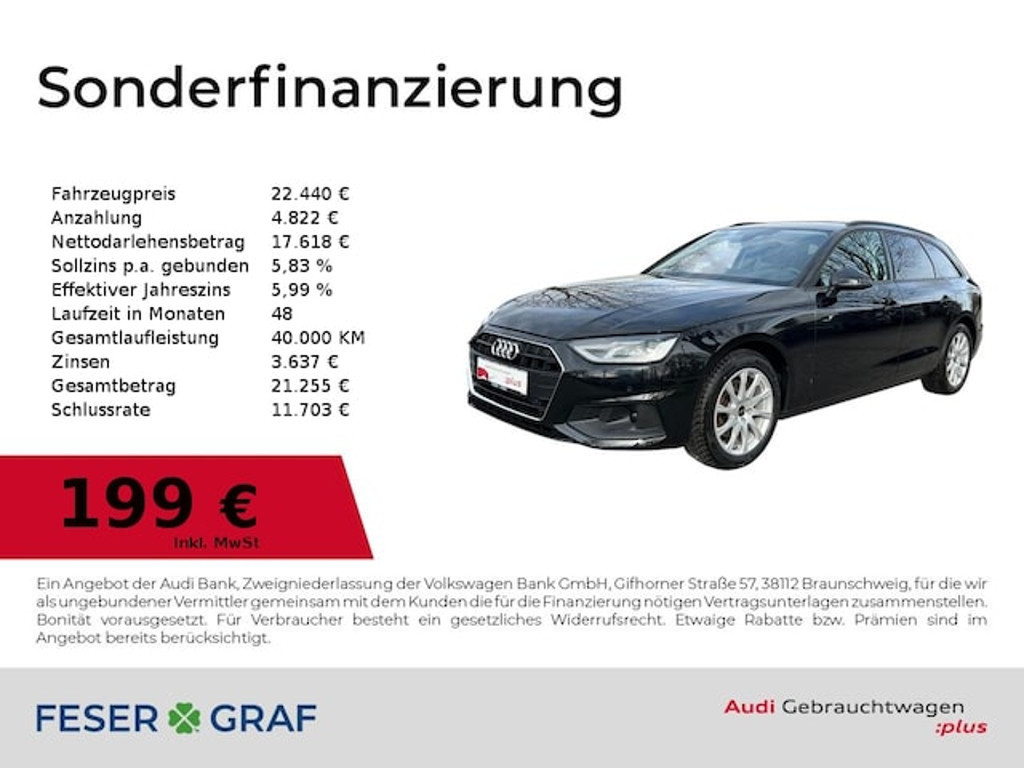 Audi A4 2022 Benzine