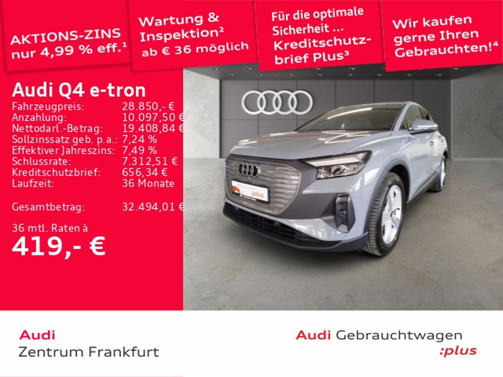 Audi Q4 e-tron 2022 Elektrisch