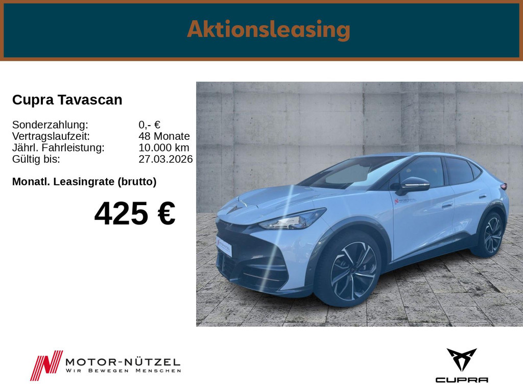 Cupra Tavascan 2026 Elektrisch