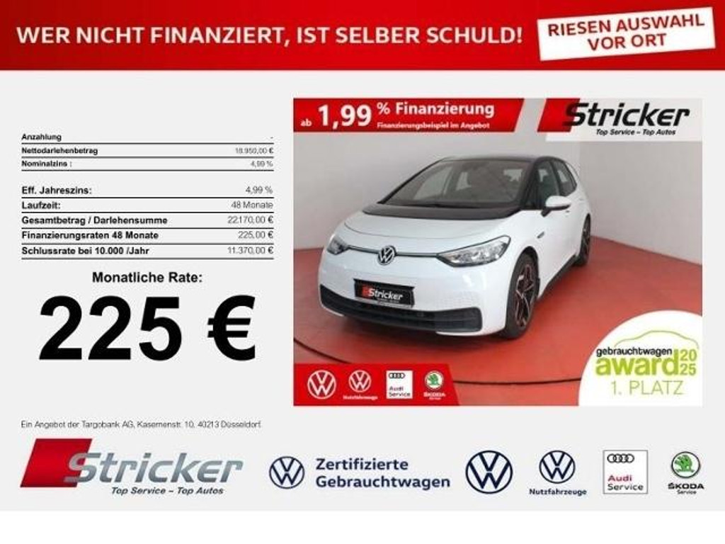 Volkswagen ID.3 2022 Elektrisch