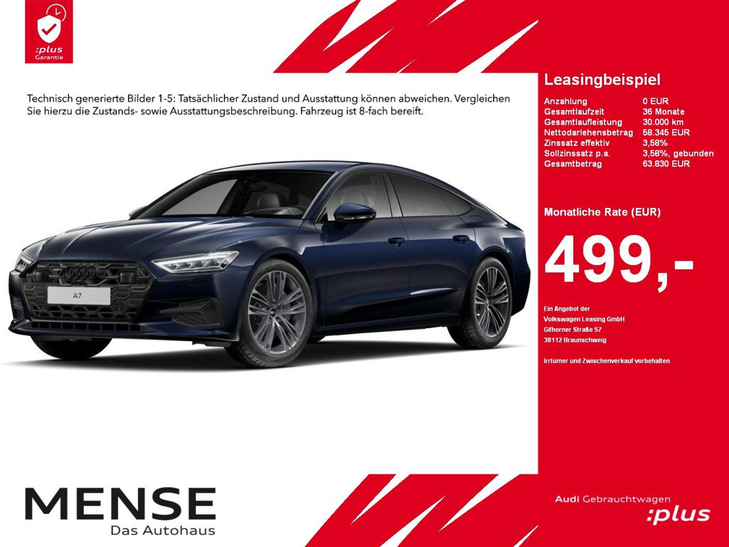 Audi A7 2025 Hybride Benzine