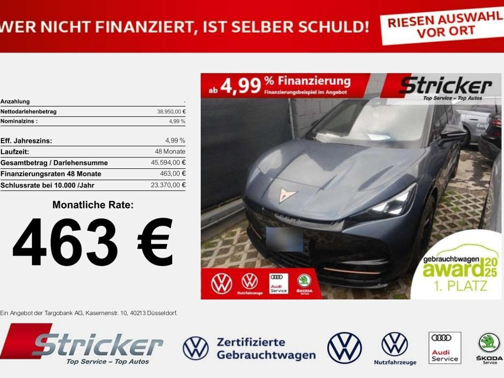 Cupra Tavascan 2024 Elektrisch