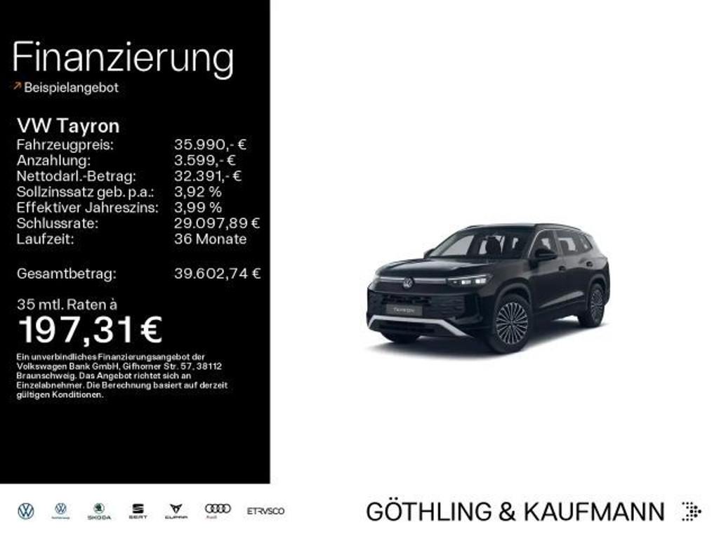 Volkswagen Tayron 2025 Benzine