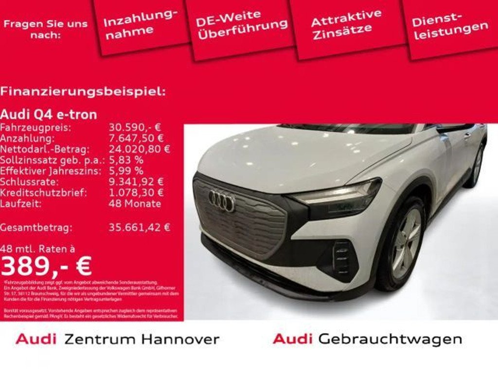 Audi Q4 e-tron 2023 Elektrisch