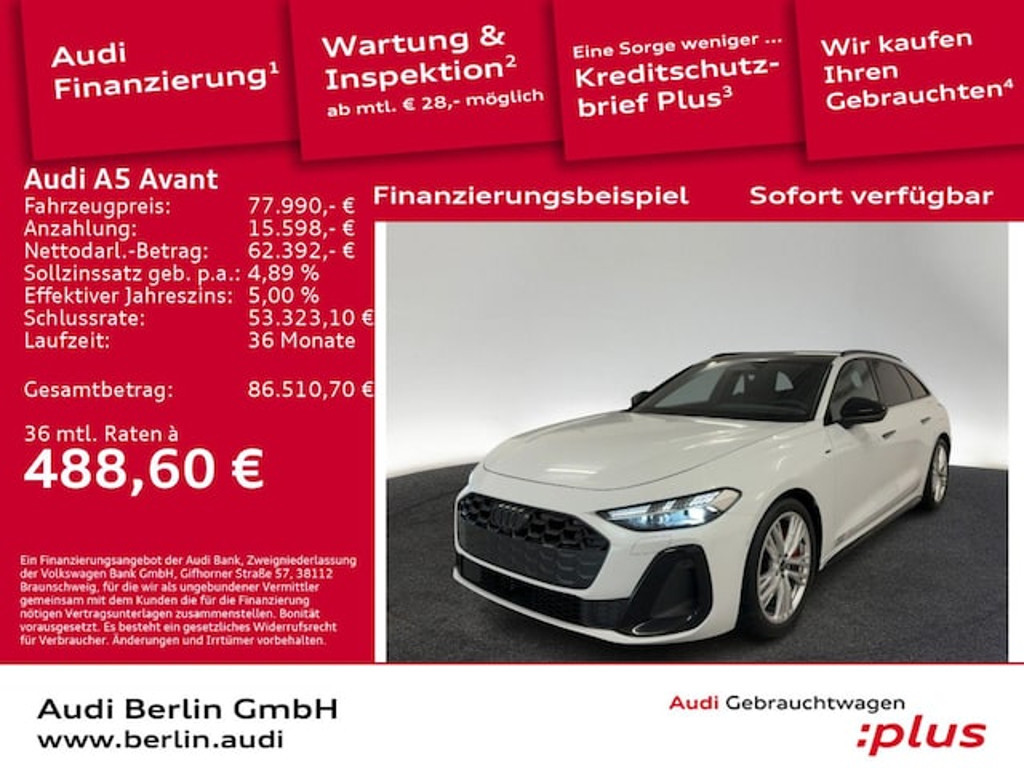 Audi A5 2025 Hybride Benzine