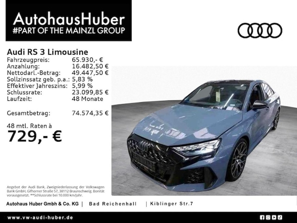Audi RS3 2024 Benzine