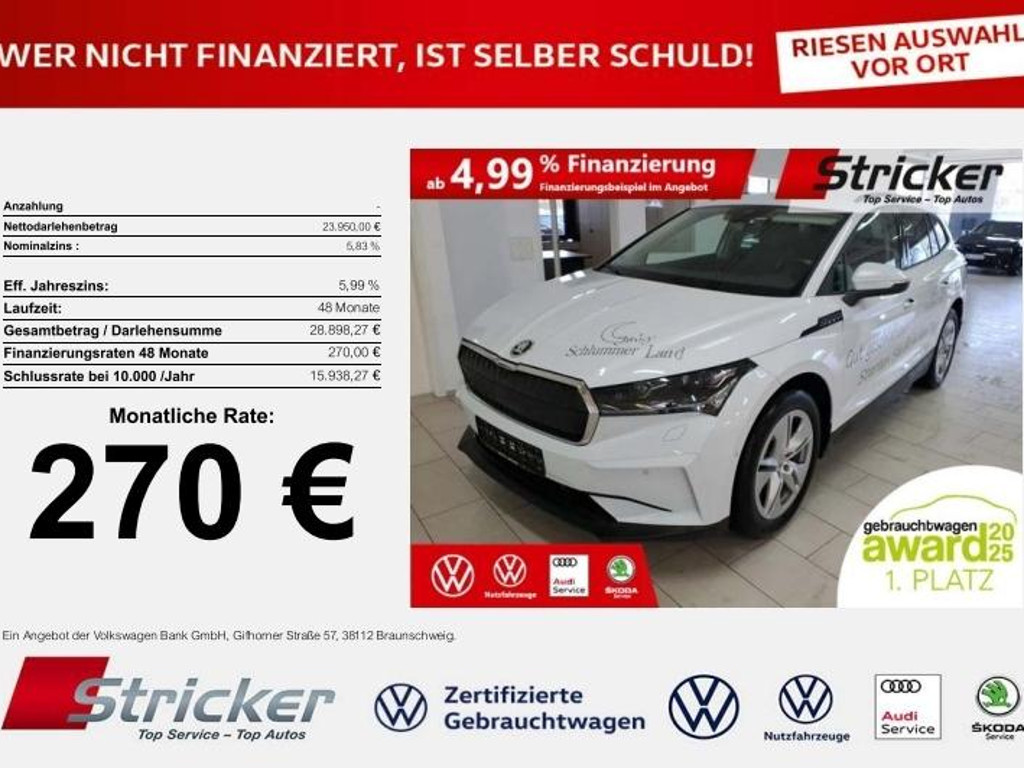 Skoda Enyaq 2022 Elektrisch