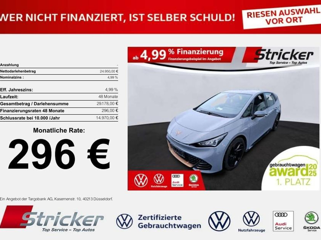 Cupra Born 2022 Elektrisch