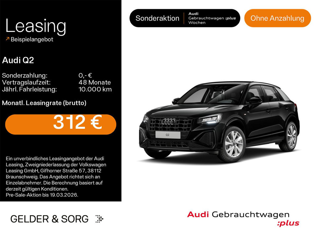 Audi Q2 2025 Benzine