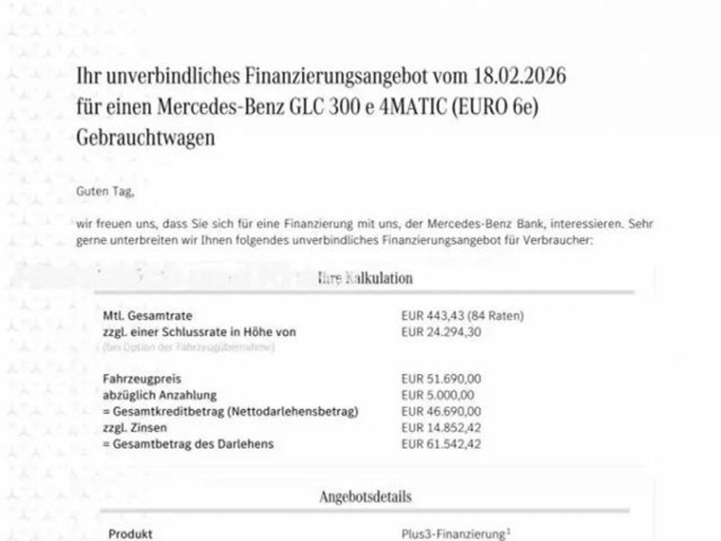 Mercedes-Benz GLC-Klasse