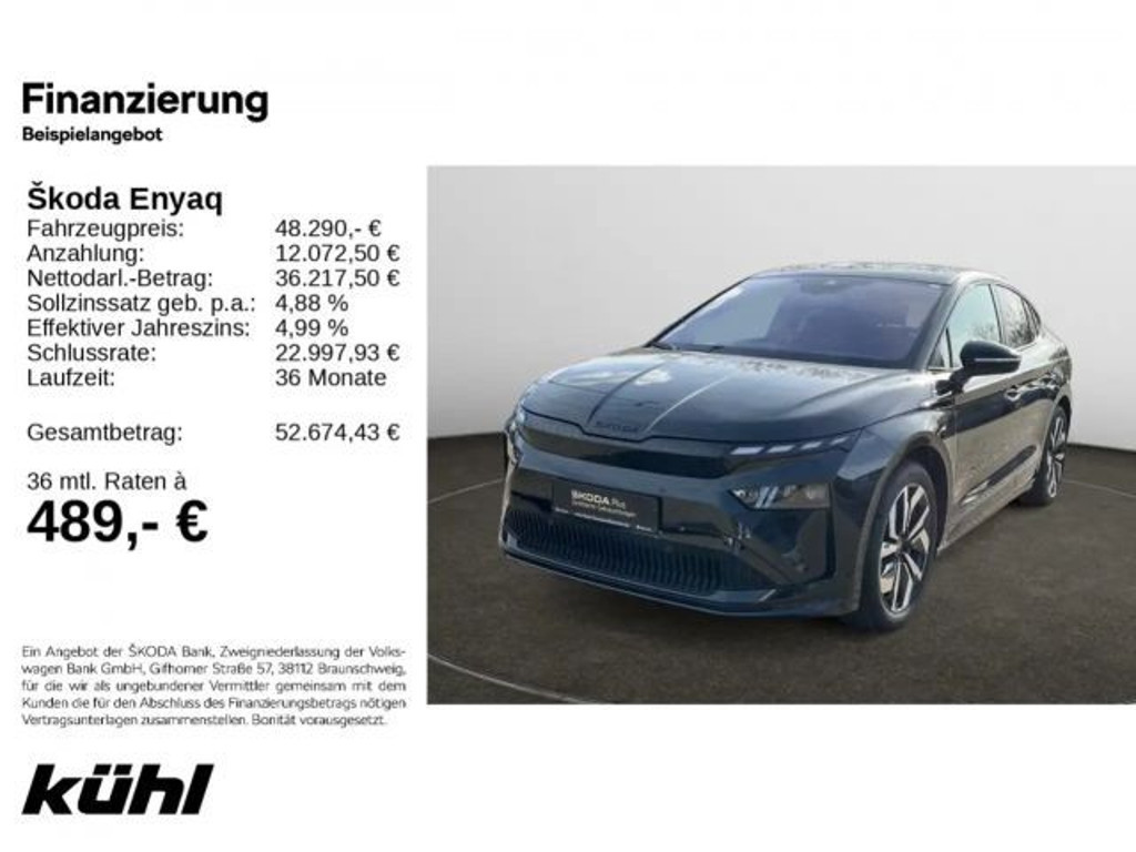 Skoda Enyaq 2025 Elektrisch