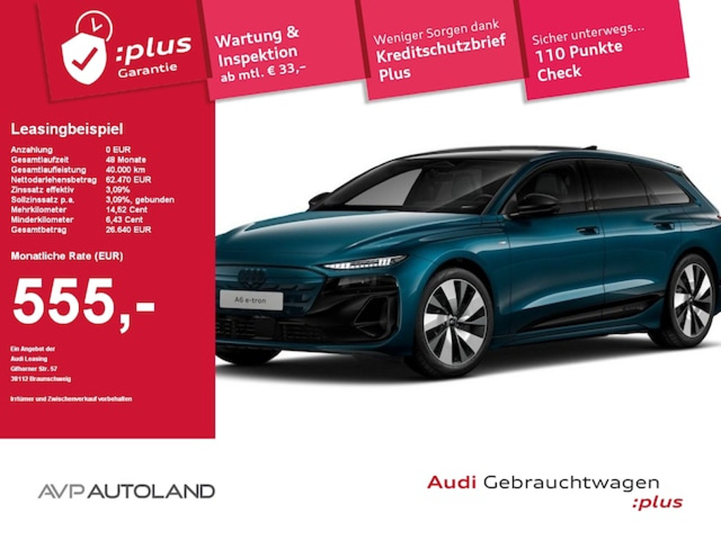 Audi A6 e-tron 2025 Elektrisch