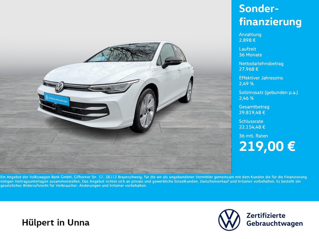 Volkswagen Golf 2025 Hybride Benzine